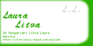 laura litva business card